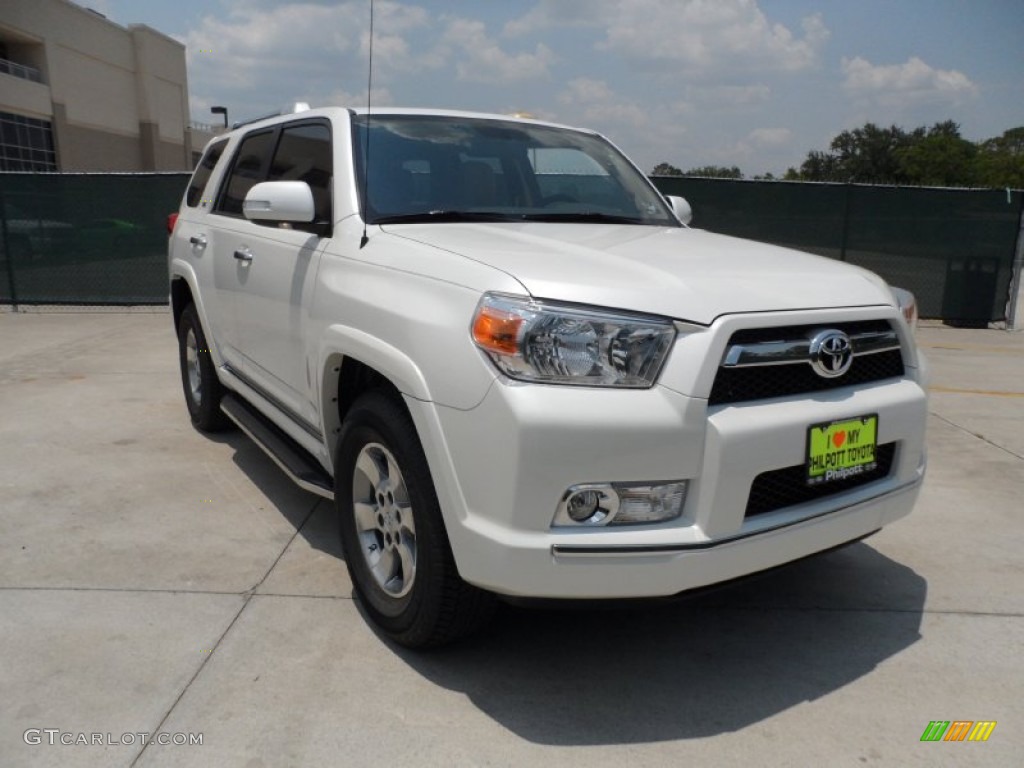 2011 4Runner SR5 - Blizzard White Pearl / Sand Beige photo #1