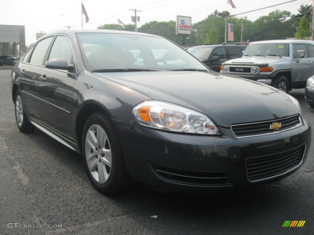 2011 Impala LS - Cyber Gray Metallic / Ebony photo #6