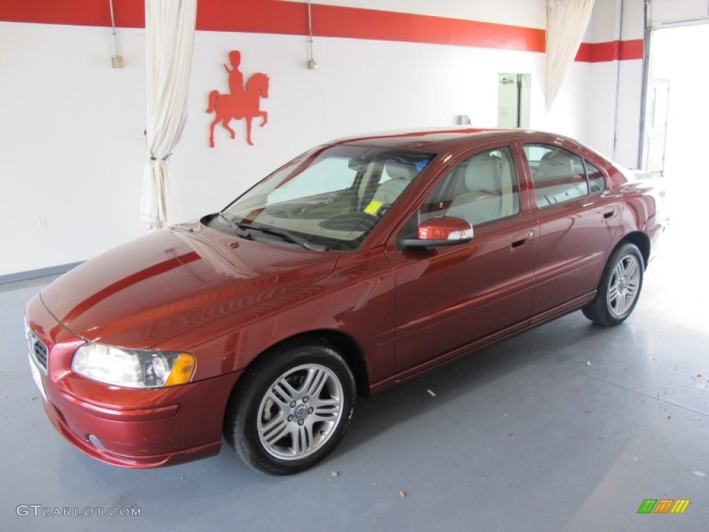 2008 S60 2.5T - Maple Red / Taupe photo #1