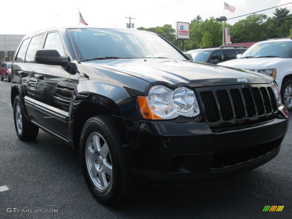 2008 Grand Cherokee Laredo - Black / Dark Slate Gray photo #6