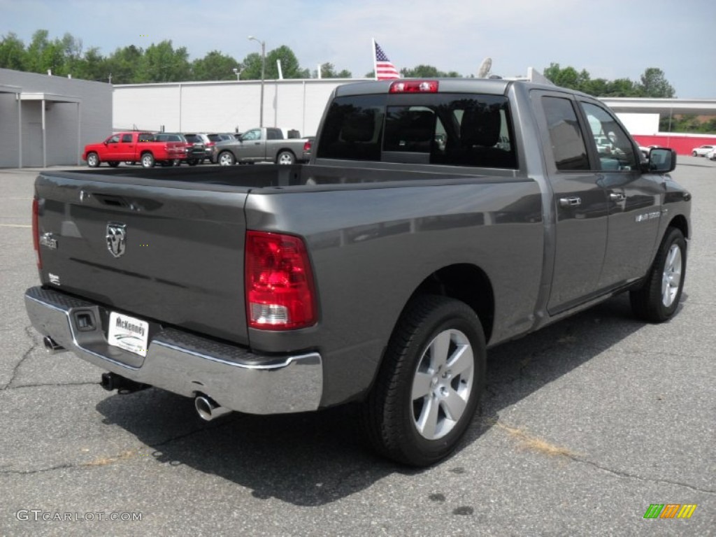 2011 Ram 1500 SLT Quad Cab - Mineral Gray Metallic / Dark Slate Gray/Medium Graystone photo #4