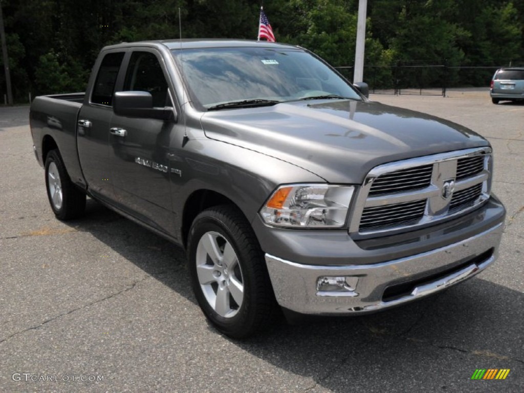 2011 Ram 1500 SLT Quad Cab - Mineral Gray Metallic / Dark Slate Gray/Medium Graystone photo #5