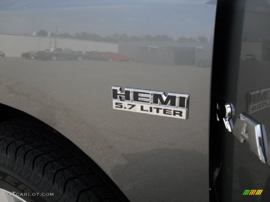 2011 Ram 1500 SLT Quad Cab - Mineral Gray Metallic / Dark Slate Gray/Medium Graystone photo #6