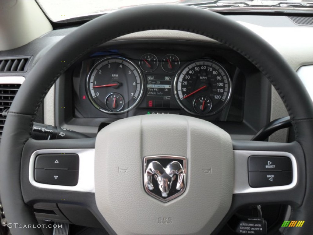 2011 Ram 1500 SLT Quad Cab - Mineral Gray Metallic / Dark Slate Gray/Medium Graystone photo #13