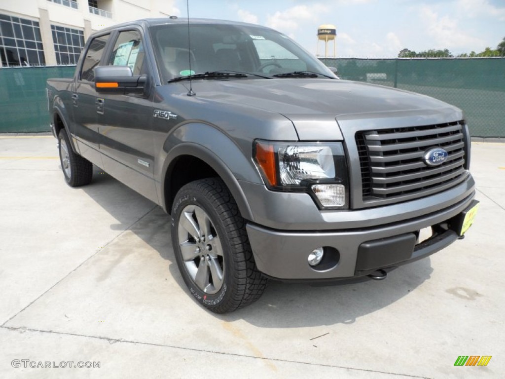 2011 F150 FX4 SuperCrew 4x4 - Sterling Grey Metallic / Black photo #1