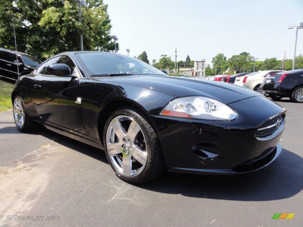 Ebony Black 2007 Jaguar XK XK8 Coupe Exterior Photo #51309796