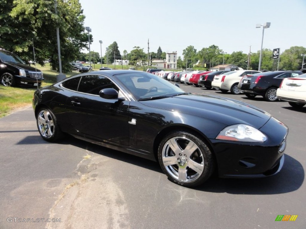 Ebony Black 2007 Jaguar XK XK8 Coupe Exterior Photo #51309814
