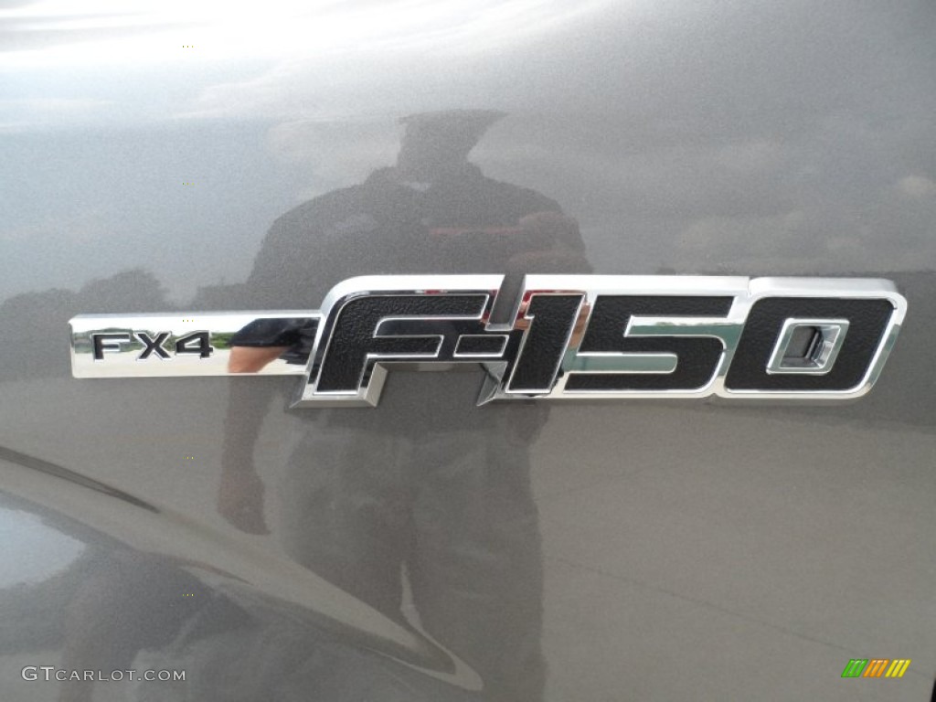 2011 F150 FX4 SuperCrew 4x4 - Sterling Grey Metallic / Black photo #14