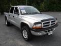 2003 Bright Silver Metallic Dodge Dakota Sport Quad Cab 4x4  photo #5