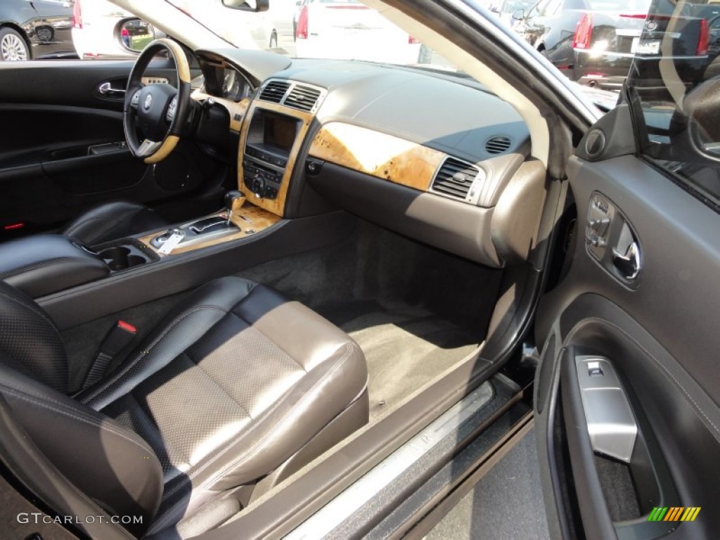 2007 Jaguar XK XK8 Coupe Charcoal Dashboard Photo #51310015