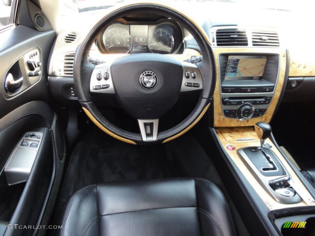 2007 Jaguar XK XK8 Coupe Charcoal Dashboard Photo #51310108