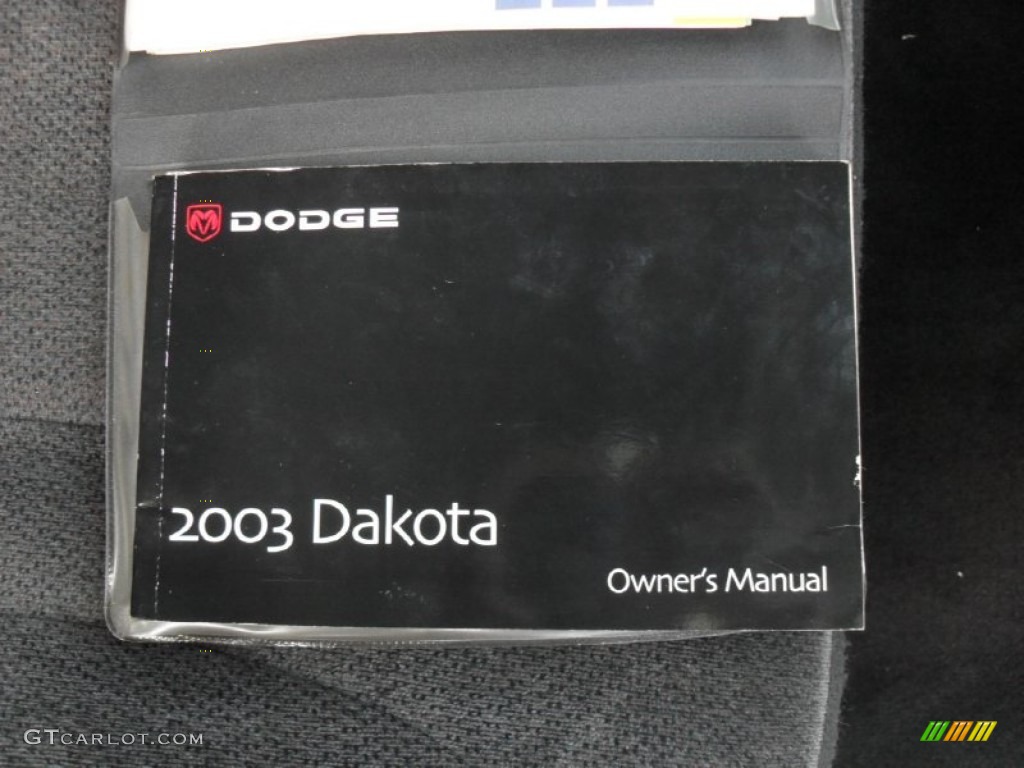 2003 Dodge Dakota Sport Quad Cab 4x4 Books/Manuals Photo #51310279