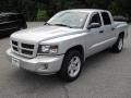 2009 Bright Silver Metallic Dodge Dakota Big Horn Crew Cab  photo #1