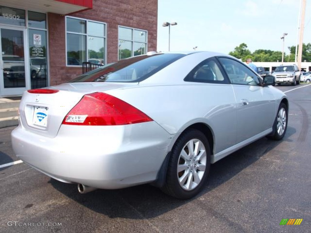 2006 Accord EX V6 Coupe - Alabaster Silver Metallic / Gray photo #3