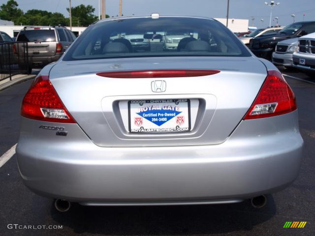 2006 Accord EX V6 Coupe - Alabaster Silver Metallic / Gray photo #6