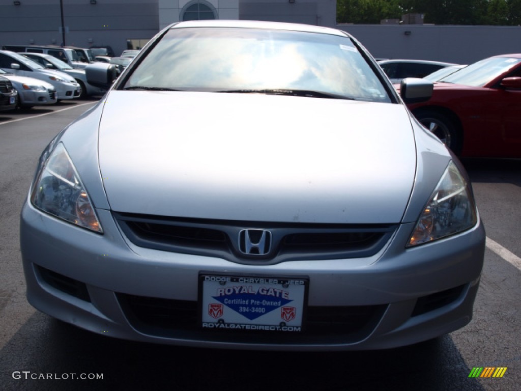 2006 Accord EX V6 Coupe - Alabaster Silver Metallic / Gray photo #8
