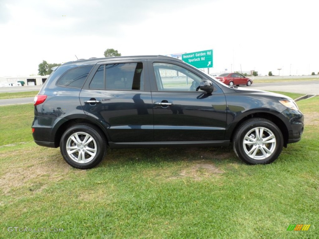 Pacific Blue Pearl 2011 Hyundai Santa Fe Limited Exterior Photo #51311452
