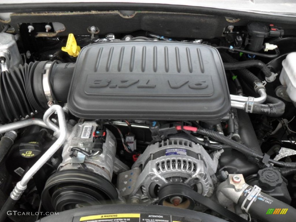 2009 Dodge Dakota Big Horn Crew Cab 3.7 Liter SOHC 12-Valve Magnum V6 Engine Photo #51311488