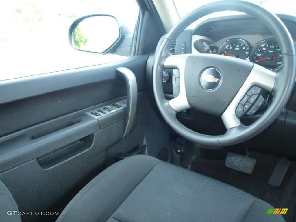 2010 Silverado 1500 LT Extended Cab 4x4 - Black Granite Metallic / Ebony photo #11