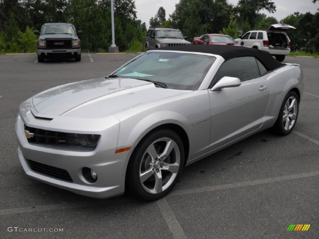 Silver Ice Metallic 2011 Chevrolet Camaro SS/RS Convertible Exterior Photo #51311935