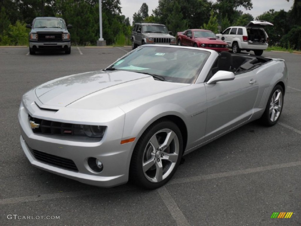 Silver Ice Metallic 2011 Chevrolet Camaro SS/RS Convertible Exterior Photo #51312307