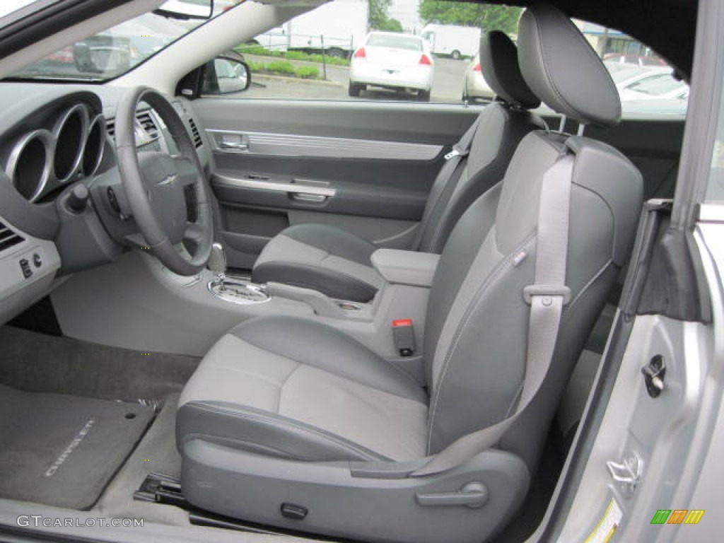 Dark Slate Gray/Light Slate Gray Interior 2008 Chrysler Sebring Touring Convertible Photo #51312454