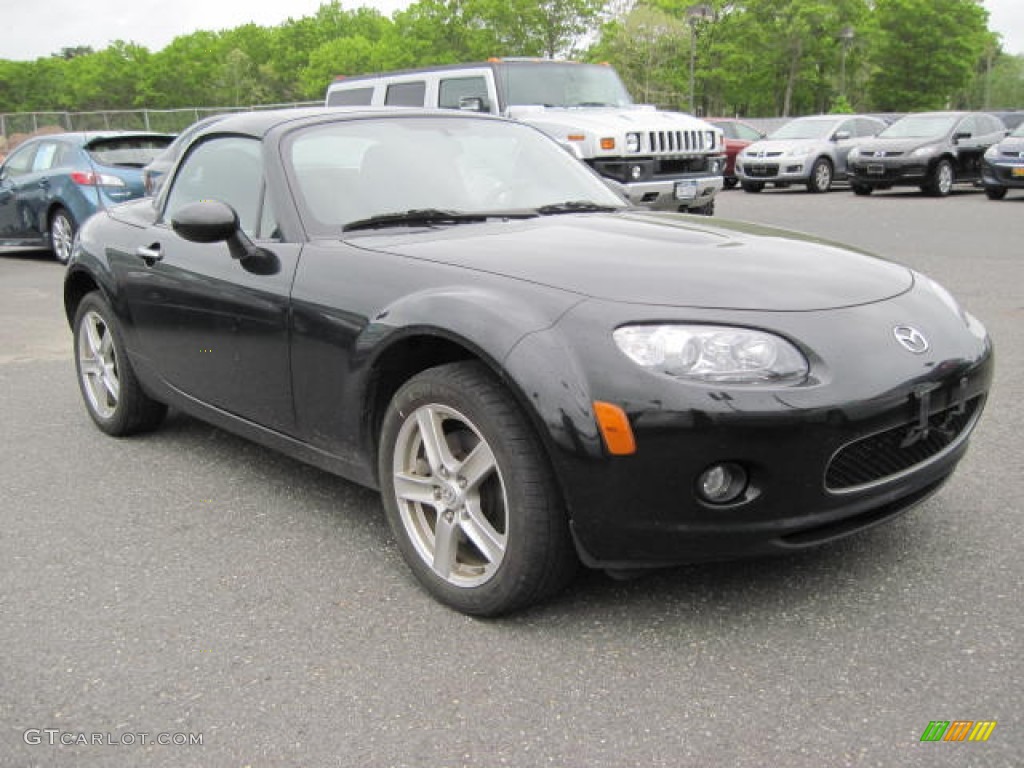 Brilliant Black 2008 Mazda MX-5 Miata Hardtop Roadster Exterior Photo #51312547