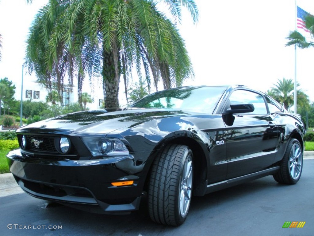 Ebony Black 2011 Ford Mustang GT Premium Coupe Exterior Photo #51312679