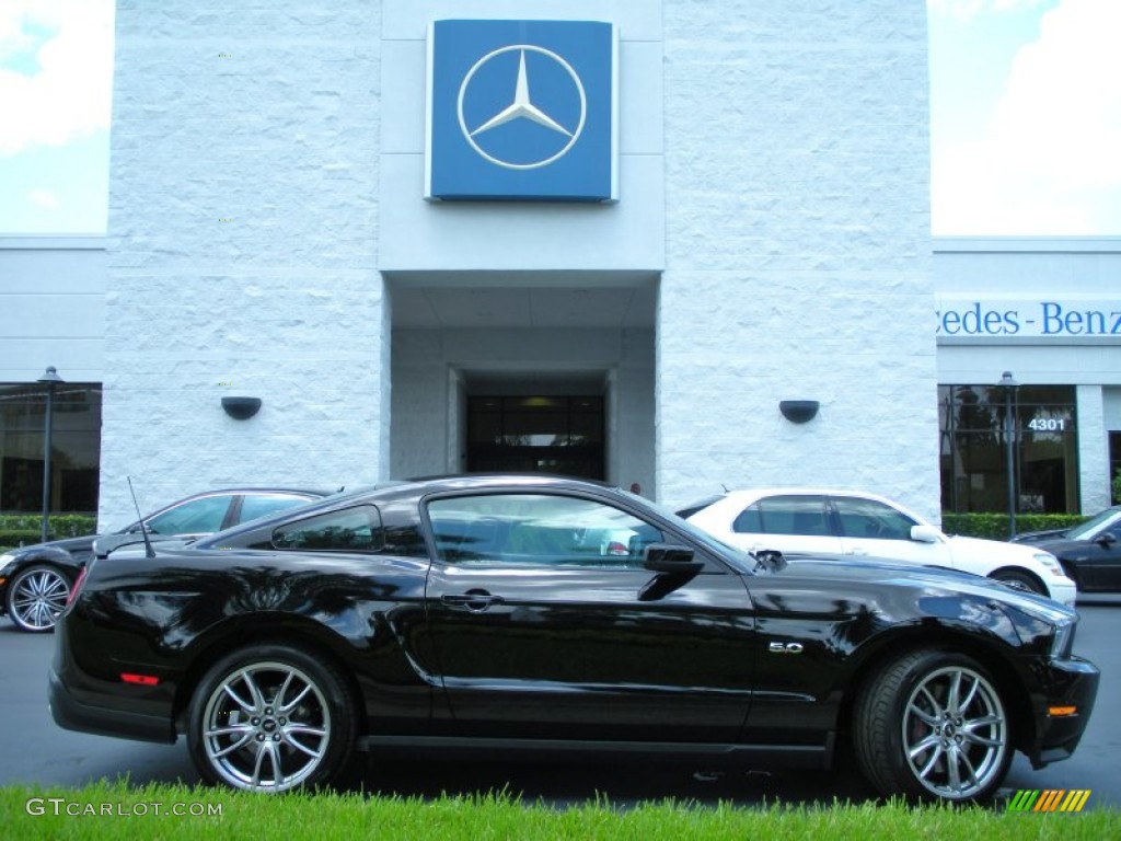 2011 Mustang GT Premium Coupe - Ebony Black / Charcoal Black photo #5