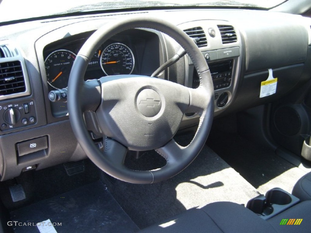2012 Chevrolet Colorado LT Extended Cab Ebony Dashboard Photo #51313492