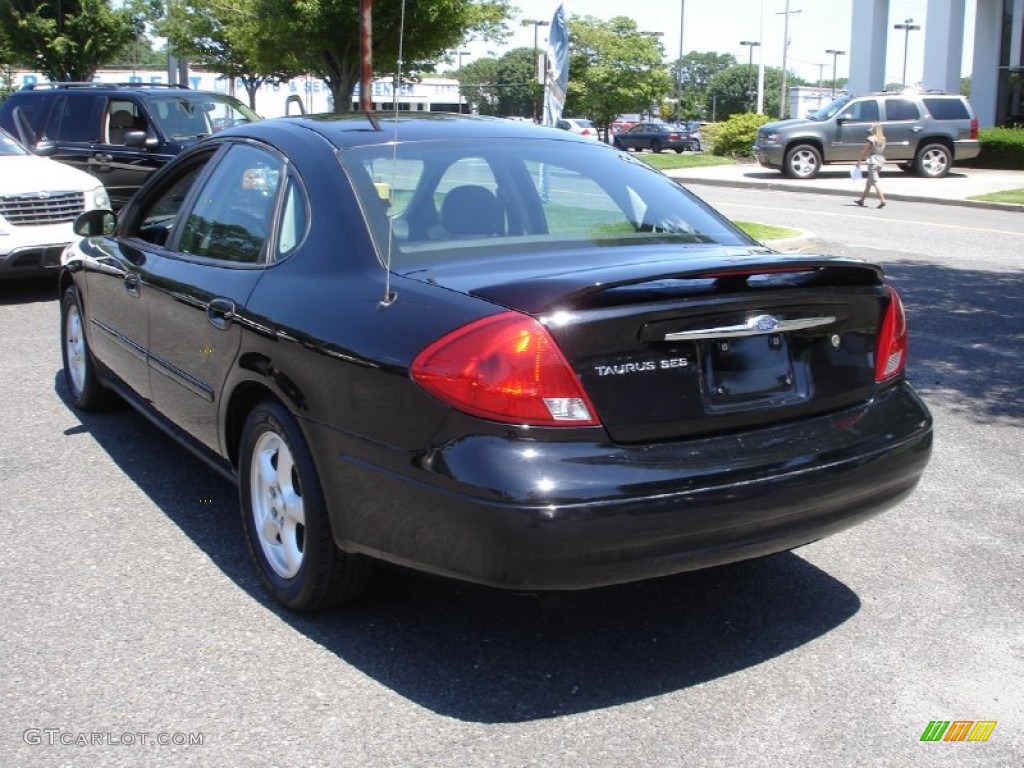2003 Taurus SES - Black / Dark Charcoal photo #6