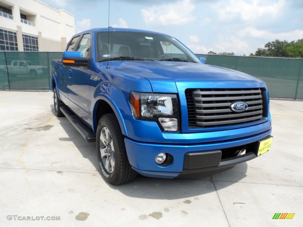 2011 F150 FX2 SuperCrew - Blue Flame Metallic / Black photo #1