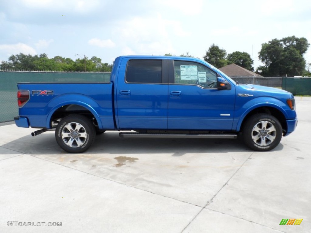 2011 F150 FX2 SuperCrew - Blue Flame Metallic / Black photo #2