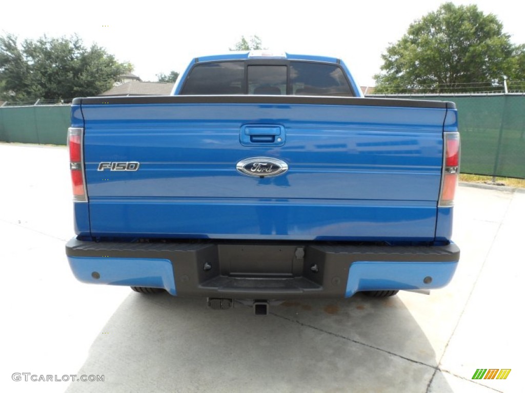 2011 F150 FX2 SuperCrew - Blue Flame Metallic / Black photo #4