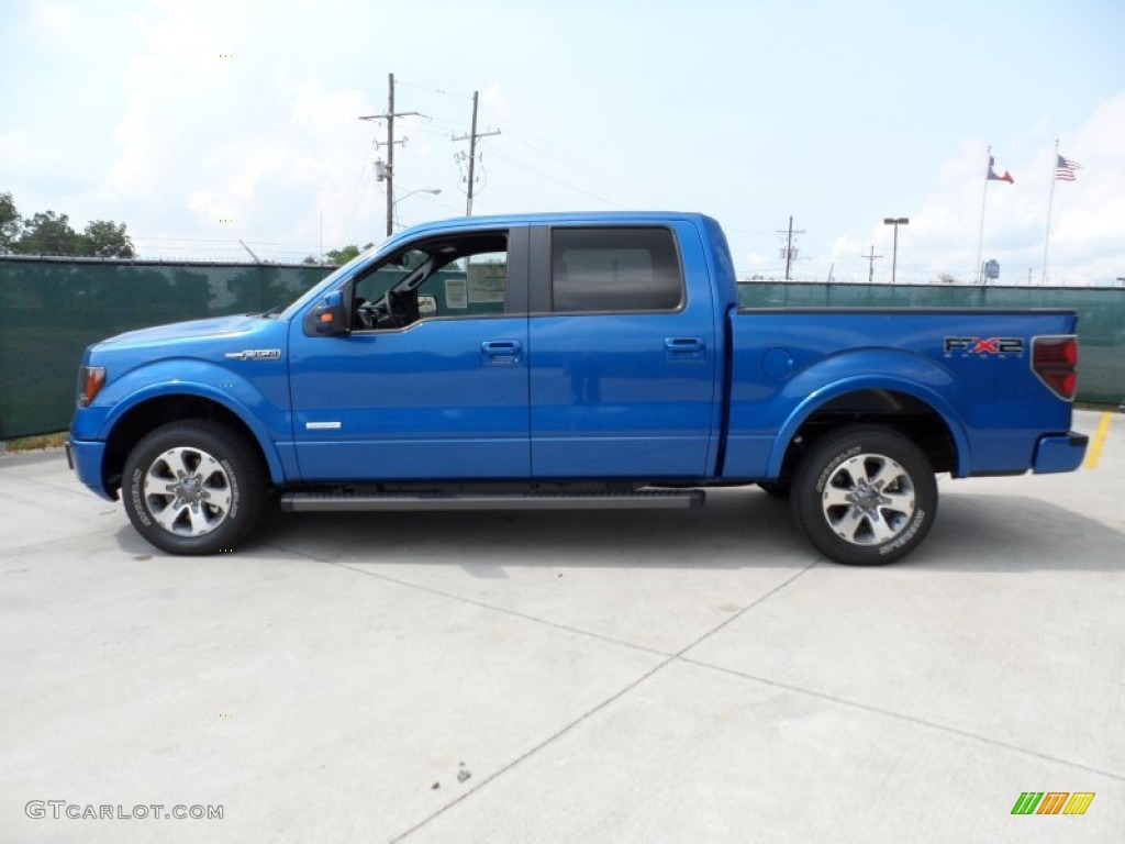 2011 F150 FX2 SuperCrew - Blue Flame Metallic / Black photo #6