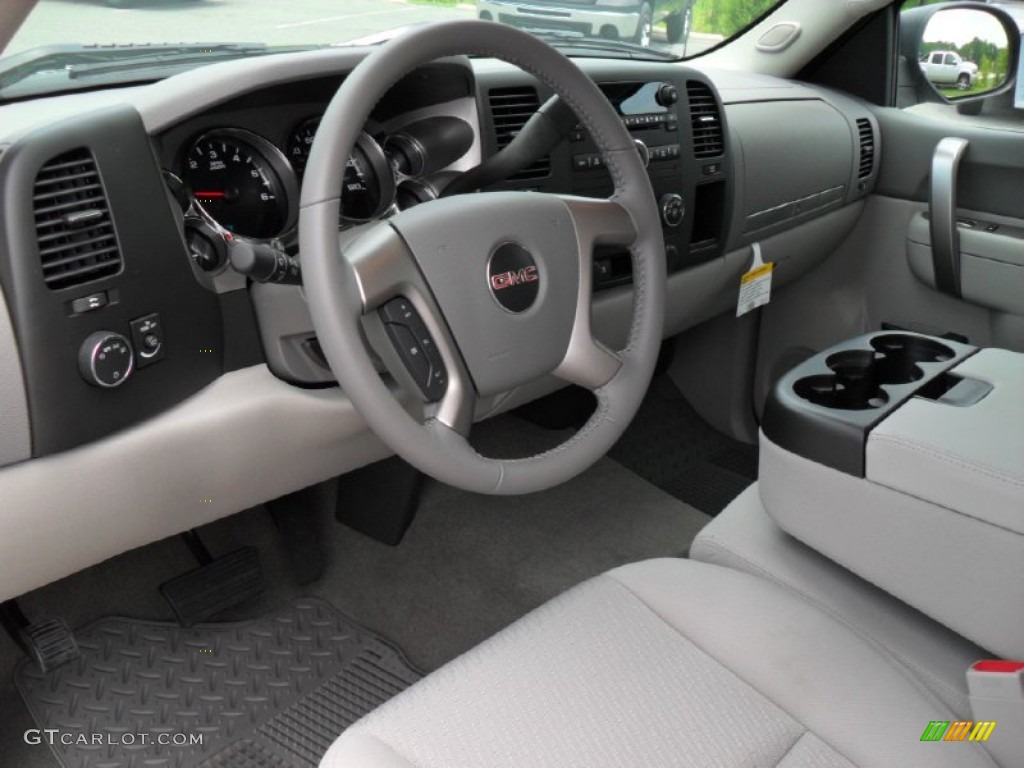 Light Titanium/Ebony Interior 2011 GMC Sierra 1500 SLE Extended Cab 4x4 Photo #51314626