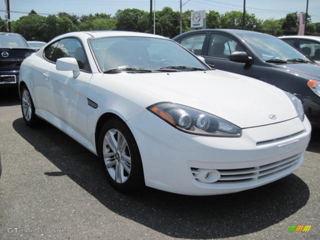 2008 Tiburon GS - Captiva White / GS Black Cloth photo #4