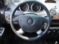 Charcoal 2006 Chevrolet Aveo LT Hatchback Steering Wheel