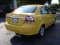 2011 Summer Yellow Chevrolet Aveo LT Sedan  photo #4