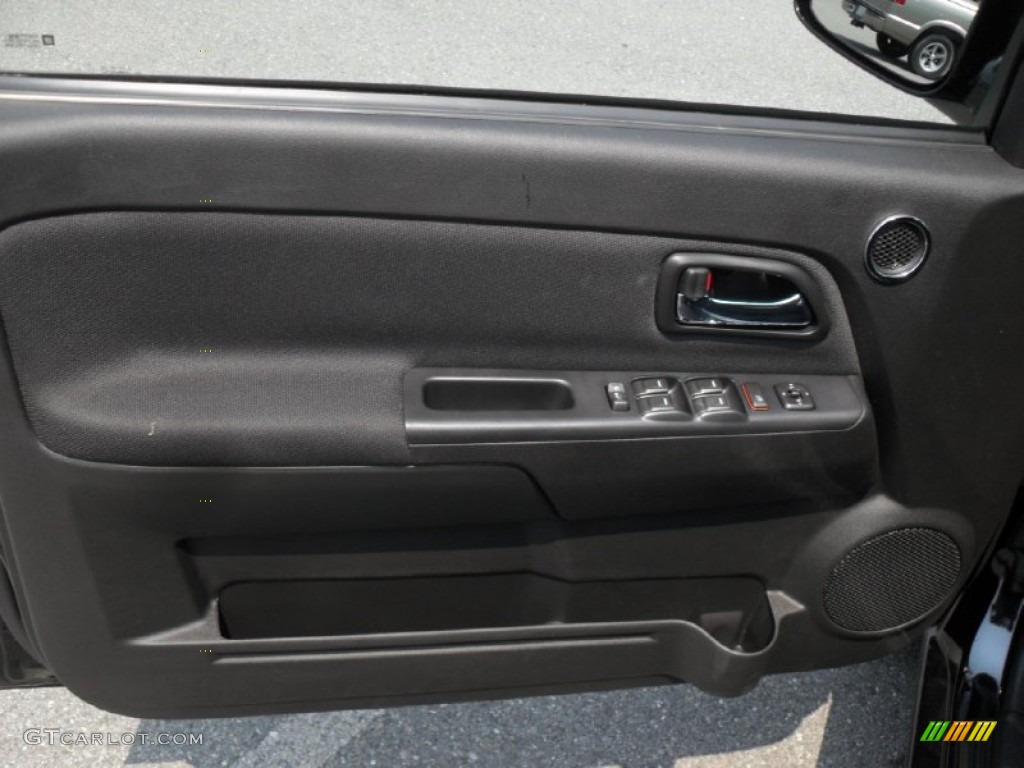 2012 Chevrolet Colorado LT Crew Cab Ebony Door Panel Photo #51315904