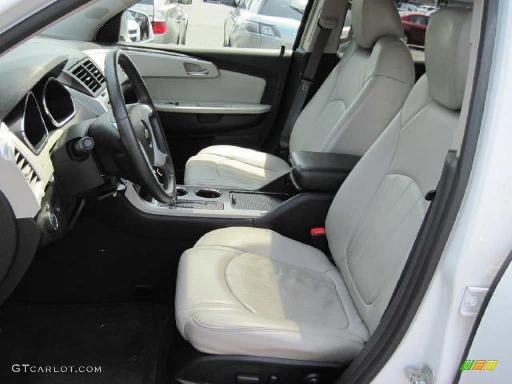 Light Gray/Ebony Interior 2009 Chevrolet Traverse LTZ AWD Photo #51315952