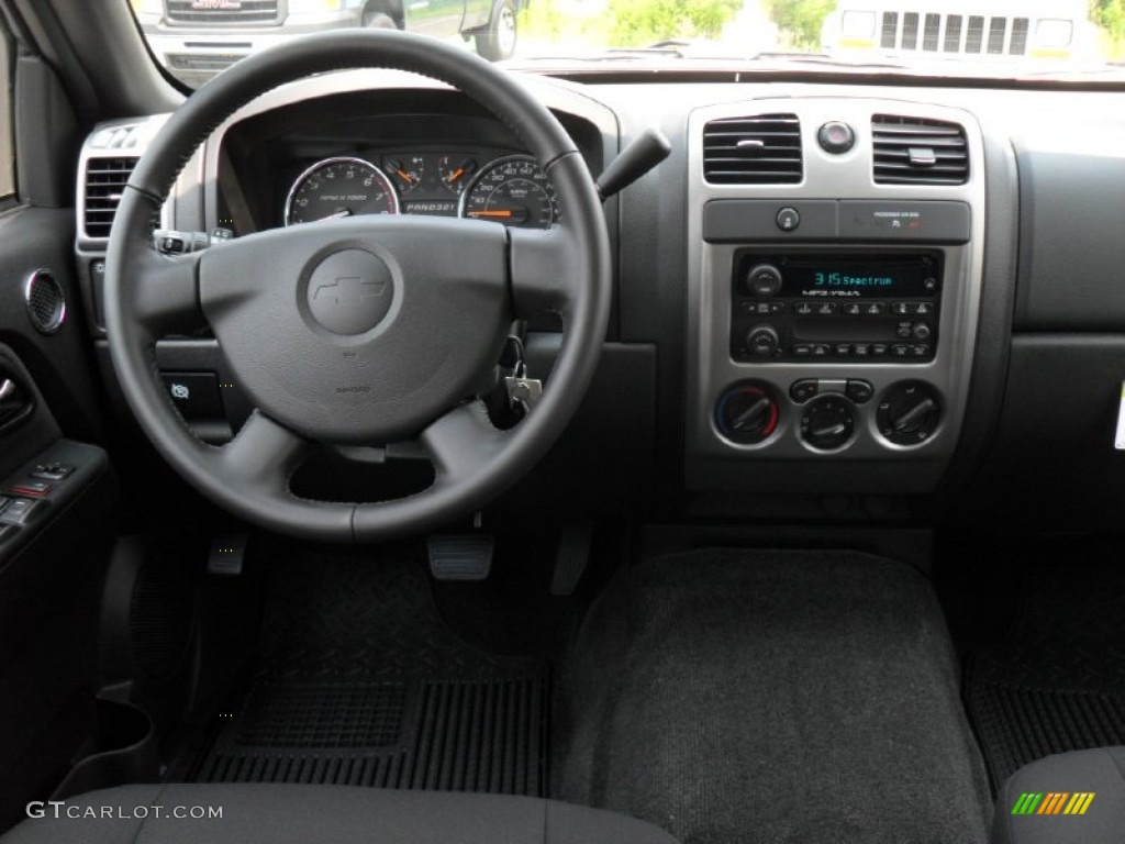 2012 Chevrolet Colorado LT Crew Cab Ebony Dashboard Photo #51316006