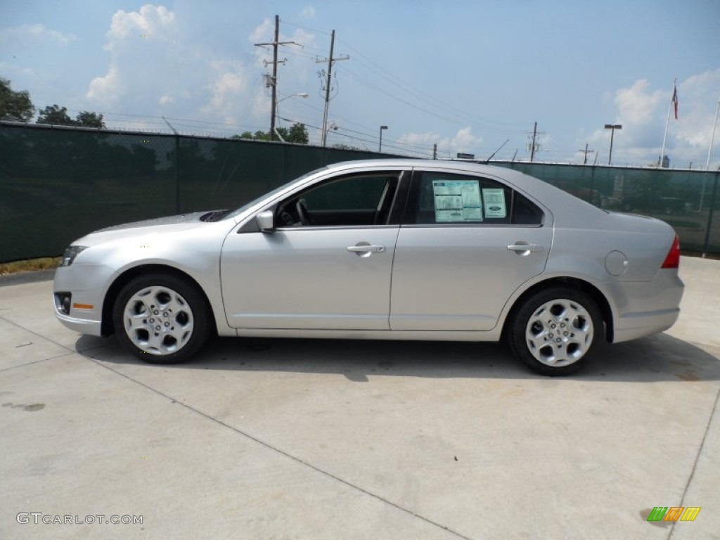 2011 Fusion SE - Ingot Silver Metallic / Charcoal Black photo #6