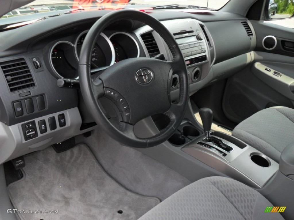 Graphite Interior 2010 Toyota Tacoma V6 PreRunner Double Cab Photo #51317944