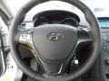 Black Leather/Red Cloth 2011 Hyundai Genesis Coupe 2.0T R Spec Steering Wheel