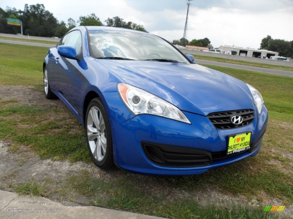 Mirabeau Blue Hyundai Genesis Coupe