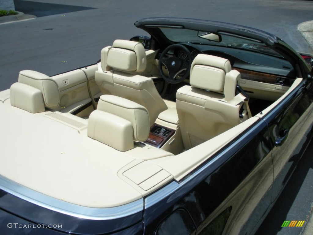 2009 3 Series 328i Convertible - Monaco Blue Metallic / Cream Beige Dakota Leather photo #11