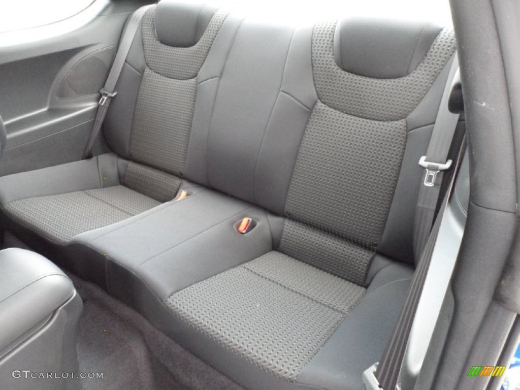 Black Cloth Interior 2011 Hyundai Genesis Coupe 2.0T Premium Photo #51318517