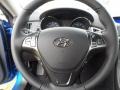 Black Cloth 2011 Hyundai Genesis Coupe 2.0T Premium Steering Wheel