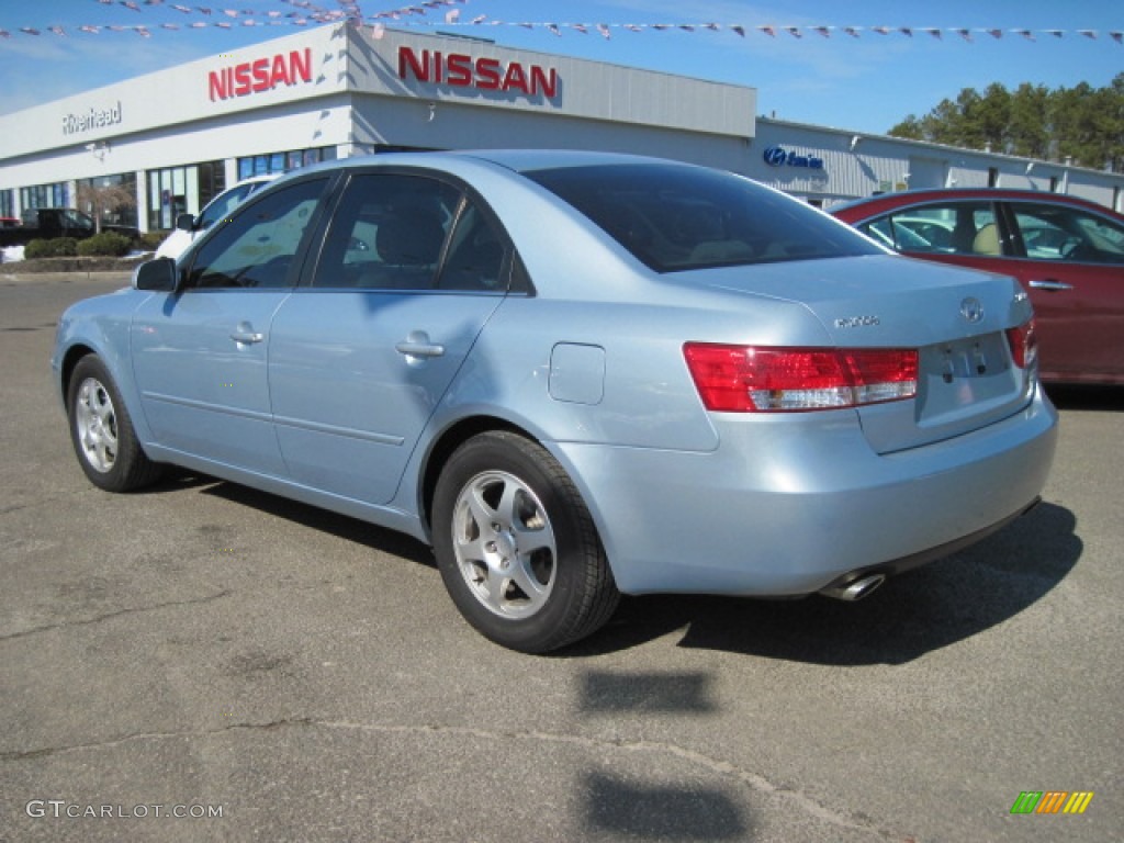 2006 Sonata GLS V6 - Silver Blue Metallic / Gray photo #2